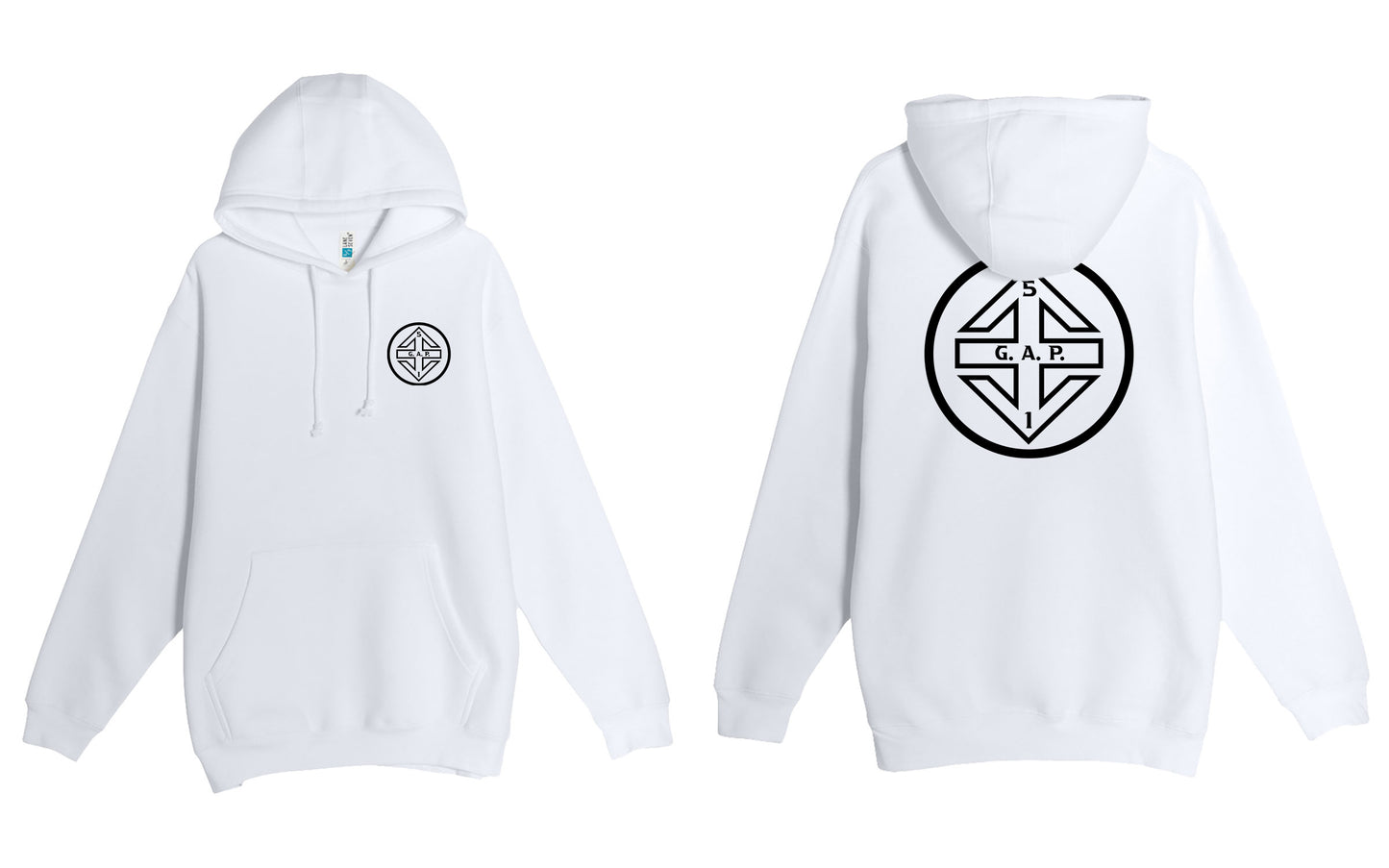 GAP Standard White Hoodie